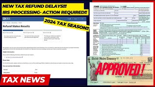 2024 IRS TAX REFUND UPDATE  NEW Refunds Released Extended Delays IRS Notices Refund Freeze [upl. by Chema294]