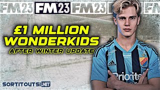 10 BARGAIN WONDERKIDS that you must BUY NOW on the FM23 Winter Update [upl. by Ferdinana]