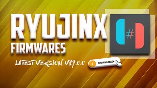 Ryujinx firmware v1900 latest version [upl. by Assilem772]