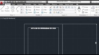 AUTOCAD PARA PRINCIPIANTES 1  DESDE CERO  BIEN EXPLICADO [upl. by Aime]