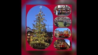 Christmas time and trams in Prague  Czech Republic December 2017  Weihnachtszeit u Straßenbahn [upl. by Milissa]