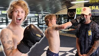 Tanner Fox Knocked Me Out Youtube Vs TikToker Boxing Event [upl. by Oswald]