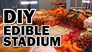 🏈 DIY GIANT Edible Stadium [upl. by Martsen]