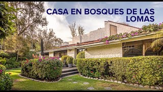 Casa de un solo nivel en Bosques de las Lomas [upl. by Atined]