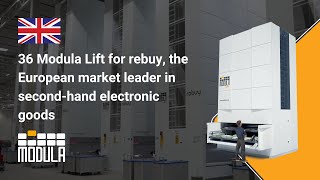 36 Modula Lift for rebuy the European market leader in secondhand electronic goods [upl. by Annil]