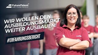 Erfahrung mit FutureTalent Wir wollten den Ausbildungsmarkt mehr ausbauen” I Florian Stenzel [upl. by Pieter]