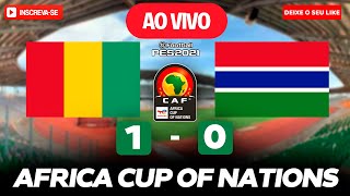 Guinea beats Gambia 10 in a game valid for the African Cup of Nations  Pes simulation 2021 [upl. by Nyvets]