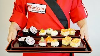 SUSHI SET FUTOMAKI  OSHIZUSHI  TEMARIZUSHI Come prepararli a casa vostra [upl. by Fransen]