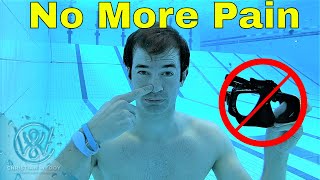 How to swim underwater without holding your nose  No more pain [upl. by Ettelrats]