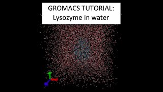 GROMACS Tutorial 1 Lysozyme in water [upl. by Pattison115]