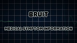 Bruit Medical Symptom [upl. by Esilram400]