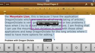 Amazing iPad Tips 2  Select text [upl. by Julio201]