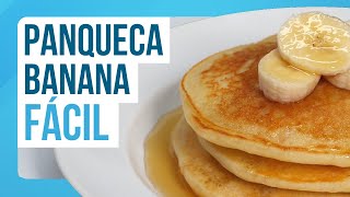 Como fazer PANQUECA DE BANANA COM AVEIA DELICIOSA  Receita FIT [upl. by Inoy]