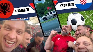 Albanien VS Kroatien  Stadionvlog 🇦🇱 🇭🇷 [upl. by Eatnuahs]