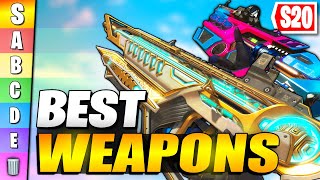 RANKING The BEST WEAPONS In Apex Legends Season 20 Tier List [upl. by Opiak]