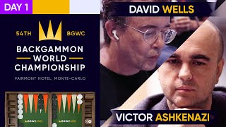 54th Backgammon World Championship  Day 1  Monte Carlo Open  Main  Rnd of 64 [upl. by Augustin]