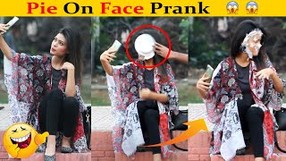 Pie in The Face Prank On cute Girls  Non Scripted Prank [upl. by Yelkcub84]