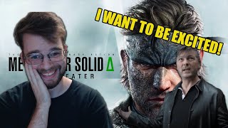 quotThey are saying the RIGHT THINGSquot Delta Snake Eater Game Overview REACTION [upl. by Weksler824]