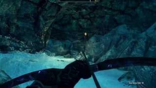 Uttering Hills Cave Skyrim Dungeon Walkthrough [upl. by Ahtelat]