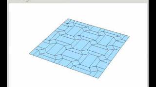 A Tessellation from a Square Twist Fold [upl. by Clerc]