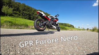 Triumph Street Triple R GPR Exhaust  POV 4K [upl. by Hamrah]