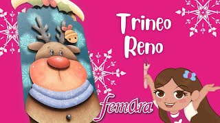 Trineo Reno artecountry navidad [upl. by Delp]