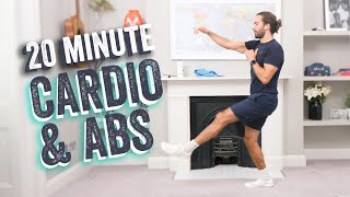 NEW 20 Minute FAT BURNING Cardio amp Abs HOME HIIT Workout  The Body Coach TV [upl. by Mccoy]