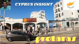 The Protaras Cyprus Strip Walk What is happening in April of 2022 [upl. by Adamina]