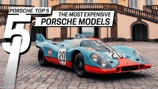 Porsche Top 5 Series Most Expensive Porsche Cars Ever Sold [upl. by Drawets]