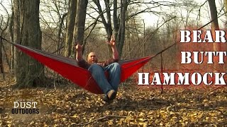 Bear Butt Hammock  500lb Hammock  Fat Guy Hammock  Backpacking Hiking Camping Bushcraft Gear [upl. by Dorion]