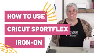 How To Use Cricut SportFlex IronOn [upl. by Refinej]