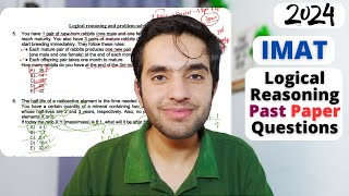 IMAT Logical Reasoning Past Paper Practice Questions  IMAT 2024  Logical Reasoning IMAT [upl. by Mountford]