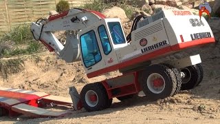 construction site 114 Excavators and Dumptrucks at work SCHLENTER [upl. by Linker]