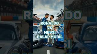 RONALDO VS MESSI BALAP MOBIL viralvideo youtubeshorts messi ronaldo [upl. by Fidele611]