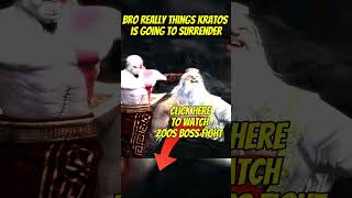 Bro really things Kratos is Going to surrender [upl. by Belamy90]