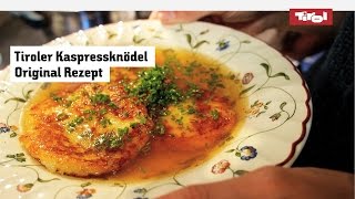 Tiroler Kaspressknödel das Original Rezept zum Nachkochen 👨‍🍳 [upl. by Pammie]