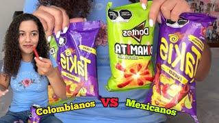 Takis colombianos VS Takis mexicanos 🫣  nathaliare23 [upl. by Aivatra]