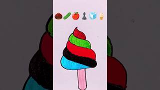 🌰🥒🍎♟️🧊🍦creative emoji mixing drawings emojiartart satisfying painting coloring [upl. by Amron]