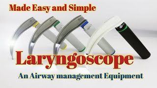 laryngoscope parts of laryngoscopelaryngoscope uselaryngoscope lecture [upl. by Otirecul]