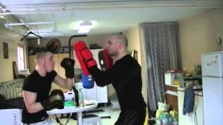 Entrainement au patte dours Boxe Anglaise Mémoire Musculaire [upl. by Eednus]