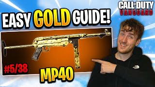 HOW TO GET GOLD MP40 FAST🧐 Vanguard Atomic Camo Guide 538 Best MP40 Class Setup [upl. by Uria534]