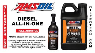 Amsoil Diesel AllInOne Fuel Additive  Cleans dirty injectors  Restores power and torque [upl. by Einavoj]