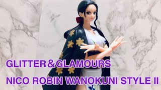 GLITTER＆GLAMOURS ROBIN WANOKUNI STYLE II ロビン フィギュアレビュー ワンピース [upl. by Terrej]