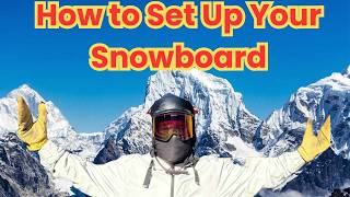 How to Set Up Your Snowboard  Static Indoor Snowboarding [upl. by Ettesoj82]