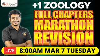 Plus One Zoology Live  Full Chapters Marathon Revision  Eduport [upl. by Natanoy954]