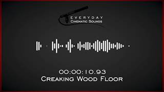 Creaking Wood Floor  HQ Sound Effects [upl. by Anabahs]