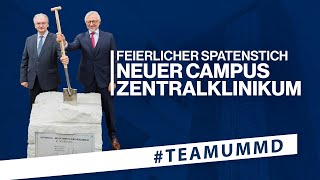 Feierlicher Spatenstich quotNeuer Campus Zentralklinikumquot [upl. by Salkin]