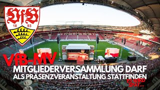 VfB Stuttgart Mitgliederversammlung 2021  Präsenzveranstaltung  Alle Tagesordnungspunkte bekannt [upl. by Saibot931]