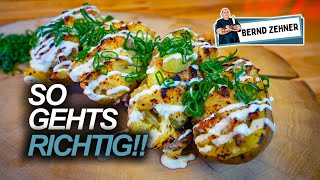 Potato Skins  Gefüllte Kartoffeln  Die perfekte Beilage zum Grillen  4K [upl. by Temp]