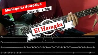 Muñequita Sintética Cover Bajo El Haragán Tabs [upl. by Yadroc141]